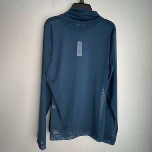 NEW White House Black Market Sheer Mesh Top Size M Teal Festival Whimsigoth